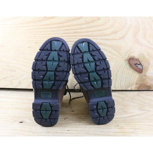 Polo Ralph Lauren Boots Mens 8.5D Multicolor Leather Andres Biker Combat Moto - Picture 6 of 8